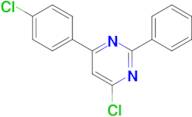 4-Chloro-6-(4-chlorophenyl)-2-phenylpyrimidine