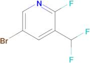 5-Bromo-3-(difluoromethyl)-2-fluoropyridine