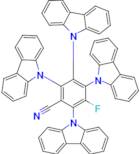 2,3,4,6-Tetra(9H-carbazol-9-yl)-5-fluorobenzonitrile