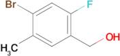 (4-Bromo-2-fluoro-5-methylphenyl)methanol