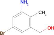 (3-Amino-5-bromo-2-methylphenyl)methanol