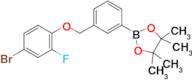 2-(3-((4-Bromo-2-fluorophenoxy)methyl)phenyl)-4,4,5,5-tetramethyl-1,3,2-dioxaborolane