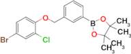 2-(3-((4-Bromo-2-chlorophenoxy)methyl)phenyl)-4,4,5,5-tetramethyl-1,3,2-dioxaborolane