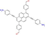 4,4'-(3,8-Bis((4-aminophenyl)ethynyl)pyrene-1,6-diyl)dibenzaldehyde