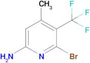 6-Bromo-4-methyl-5-(trifluoromethyl)pyridin-2-amine