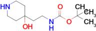 tert-Butyl (2-(4-hydroxypiperidin-4-yl)ethyl)carbamate