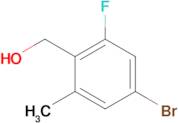 (4-Bromo-2-fluoro-6-methylphenyl)methanol