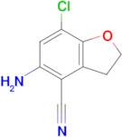 5-Amino-7-chloro-2,3-dihydrobenzofuran-4-carbonitrile