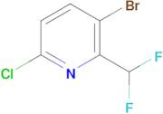 3-Bromo-6-chloro-2-(difluoromethyl)pyridine