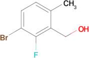 (3-Bromo-2-fluoro-6-methylphenyl)methanol