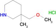 3-(Methoxymethyl)-3-methylpiperidine hydrochloride