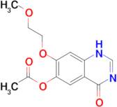 7-(2-Methoxyethoxy)-4-oxo-1,4-dihydroquinazolin-6-yl acetate