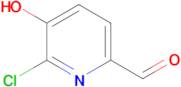 6-Chloro-5-hydroxypicolinaldehyde