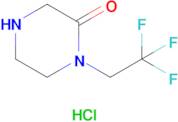 1-(2,2,2-Trifluoroethyl)piperazin-2-one hydrochloride