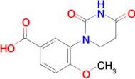 3-(2,4-Dioxotetrahydropyrimidin-1(2H)-yl)-4-methoxybenzoic acid