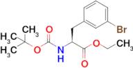 (S)-Ethyl 3-(3-bromophenyl)-2-((tert-butoxycarbonyl)amino)propanoate