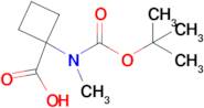 1-((tert-Butoxycarbonyl)(methyl)amino)cyclobutanecarboxylic acid