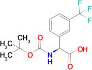 (S)-2-((tert-Butoxycarbonyl)amino)-2-(3-(trifluoromethyl)phenyl)acetic acid