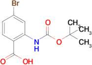 4-Bromo-2-((tert-butoxycarbonyl)amino)benzoic acid