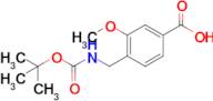 4-(((tert-Butoxycarbonyl)amino)methyl)-3-methoxybenzoic acid