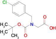 2-((tert-Butoxycarbonyl)(4-chlorobenzyl)amino)acetic acid