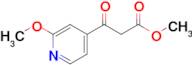 Methyl 3-(2-methoxypyridin-4-yl)-3-oxopropanoate