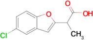 2-(5-Chlorobenzofuran-2-yl)propanoic acid