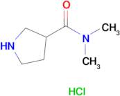 N,N-Dimethylpyrrolidine-3-carboxamide hydrochloride