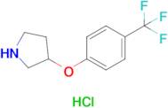 3-(4-(Trifluoromethyl)phenoxy)pyrrolidine hydrochloride