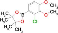 2-(2-Chloro-3,4-dimethoxyphenyl)-4,4,5,5-tetramethyl-1,3,2-dioxaborolane