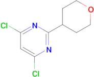 4,6-Dichloro-2-(tetrahydro-2H-pyran-4-yl)pyrimidine