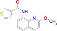 N-(2-Methoxyquinolin-8-yl)thiophene-3-carboxamide