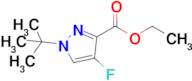 Ethyl 1-(tert-butyl)-4-fluoro-1H-pyrazole-3-carboxylate