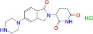 3-(1-Oxo-5-(piperazin-1-yl)isoindolin-2-yl)piperidine-2,6-dione hydrochloride