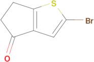 2-Bromo-5,6-dihydro-4H-cyclopenta[b]thiophen-4-one