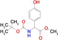 Methyl 2-((tert-butoxycarbonyl)amino)-2-(4-hydroxyphenyl)acetate