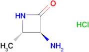 (3S,4S)-3-Amino-4-methylazetidin-2-one hydrochloride