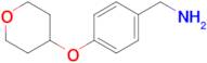 (4-((Tetrahydro-2H-pyran-4-yl)oxy)phenyl)methanamine