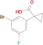 1-(3-Bromo-5-fluorophenyl)cyclopropanecarboxylic acid