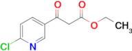 Ethyl 3-(6-chloropyridin-3-yl)-3-oxopropanoate