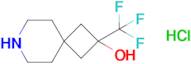 2-(Trifluoromethyl)-7-azaspiro[3.5]nonan-2-ol hydrochloride