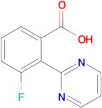 3-Fluoro-2-(pyrimidin-2-yl)benzoic acid