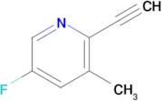 2-Ethynyl-5-fluoro-3-methylpyridine