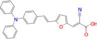 (E)-2-Cyano-3-(5-((E)-4-(diphenylamino)styryl)furan-2-yl)acrylic acid