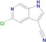 5-Chloro-1H-pyrrolo[2,3-c]pyridine-3-carbonitrile