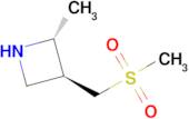 (2R,3S)-2-Methyl-3-((methylsulfonyl)methyl)azetidine