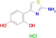 4-(2-Aminothiazol-4-yl)benzene-1,3-diol hydrochloride