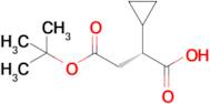 (R)-4-(tert-Butoxy)-2-cyclopropyl-4-oxobutanoic acid