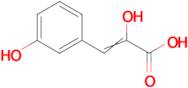 2-hydroxy-3-(3-hydroxyphenyl)prop-2-enoic acid