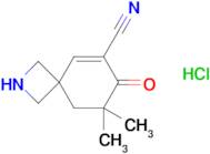 8,8-Dimethyl-7-oxo-2-azaspiro[3.5]non-5-ene-6-carbonitrile hydrochloride